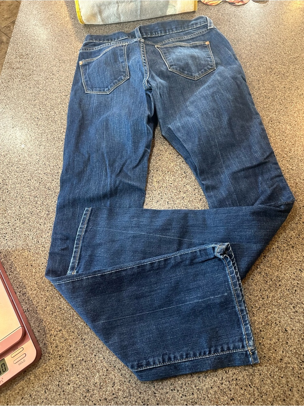 Old Navy Women's Dark Blue Boot-Cut Jeans - Picture 4 of 5